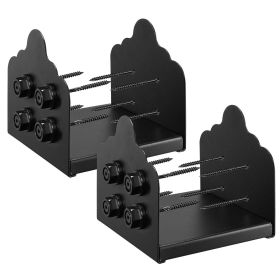 8x8 Post Base 2 Pcs, Inner Size 7.9x7.5 inch / 200x190 mm Post Brackets, Heavy Duty Carbon Steel Decking Posts